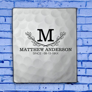 Tapete De Parede Nome Personalizado do Padrão de Bola de Golfe Mono