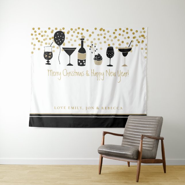 Tapete De Parede Nomes de Fundo de Cena de Festas Virtuais Artístic (In Situ (Horizontal))