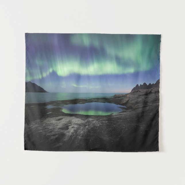 Tapete De Parede Norte Lights Noruega (Frente (Horizontal))