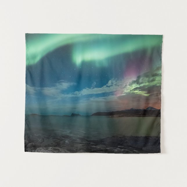 Tapete De Parede Norte Lights Noruega (Frente (Horizontal))