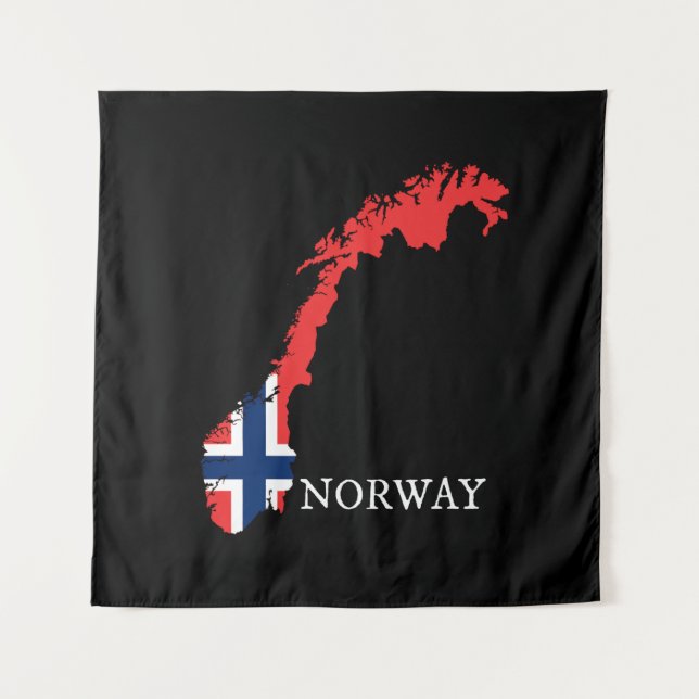 Tapete De Parede Noruega - Bandeira da Noruega (Frente)