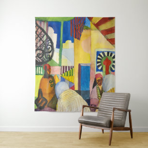 Tapete De Parede Nos Bazares   Auguste Macke  