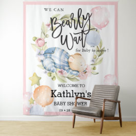 Tapete De Parede Nós Mal Podemos Esperar Ursinho de Pelúcia Festa d