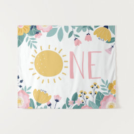 Tapete De Parede Nossa Pequena Sunshine Boho Floral UM