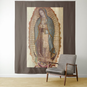 TAPETE DE PAREDE NOSSA SENHORA DE GUADALUPE CANVAS IMPRESSÃO