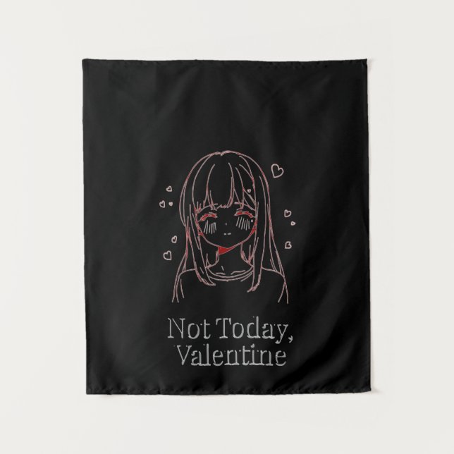 Tapete De Parede Not Today, Valentine  (Frente)