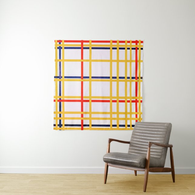 Tapete De Parede NOVA IORQUE I | Piet Mondrian | (In Situ)