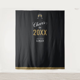 Tapete De Parede Novo ano moderno Logotipo comercial - Plano de fun