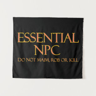 Tapete De Parede NPC essencial Não mire Rob ou RPG engraçado no M