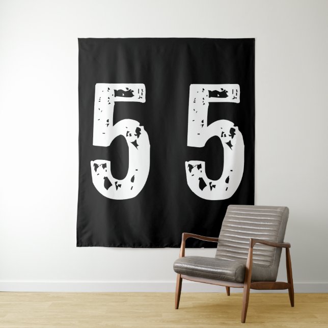 Tapete De Parede Número desportivo 55 (In Situ)