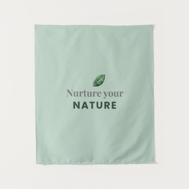 Tapete De Parede Nurture Your Nature Minimal Motivational Wall Tape (Frente)