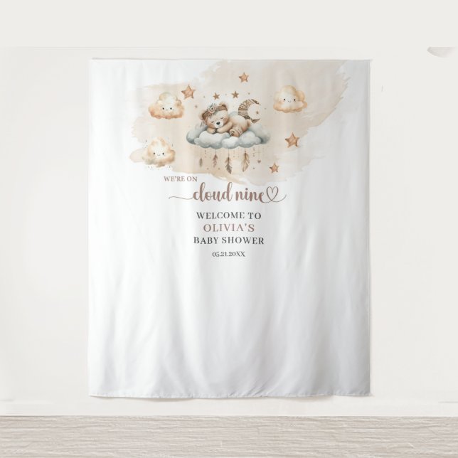 Tapete De Parede Nuvem de marfim de terracotta neutra do gênero - n (Frente)