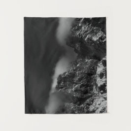 Tapete De Parede Nuvens brancas cobrindo montanhas