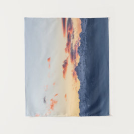 Tapete De Parede Nuvens de laranja Brilhantes sobre Triglav, Eslovê