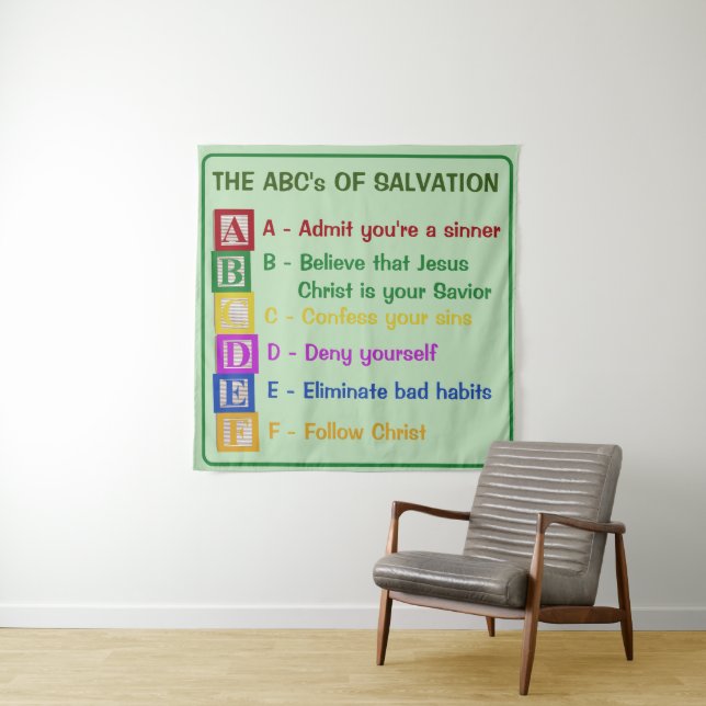 Tapete De Parede O ABC da Salvação (In Situ)