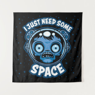 Tapete De Parede O Astronauta Zombie Precisa De Algum Espaço
