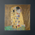 Tapete De Parede O Beijo de Gustav Klimt<br><div class="desc">O Beijo de Gustav Klimt O Beijo é uma pintura de óleo na canvas com folhas de ouro, prata e platina adicionadas pelo pintor simbolista austríaco Gustav Klimt. Ela foi pintada em algum ponto em 1907 e 1908, no auge do que os estudiosos chamam de "Período Ouro". Apresentando tonalidades de...</div>