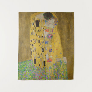 Tapete De Parede O Beijo, Pintura a Óleo Art Nouveau, Gustav Klimt