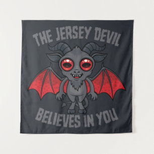 Tapete De Parede O Diabo de Jersey Acredita em Você