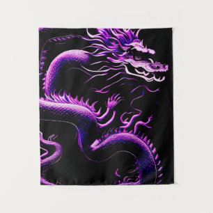Tapete De Parede O Dragão Roxo