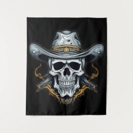 Tapete De Parede O Esqueleto Cowboy
