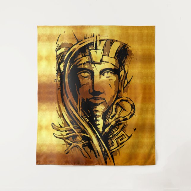 Tapete De Parede O Faraó Dourado (Frente)