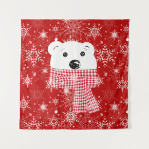 Tapete De Parede O focinho de um urso polar, Natal