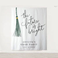 O Futuro É Verde Brilhante Tassel Moderno