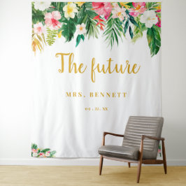 Tapete De Parede O futuro tropical Sra. Chá de panela