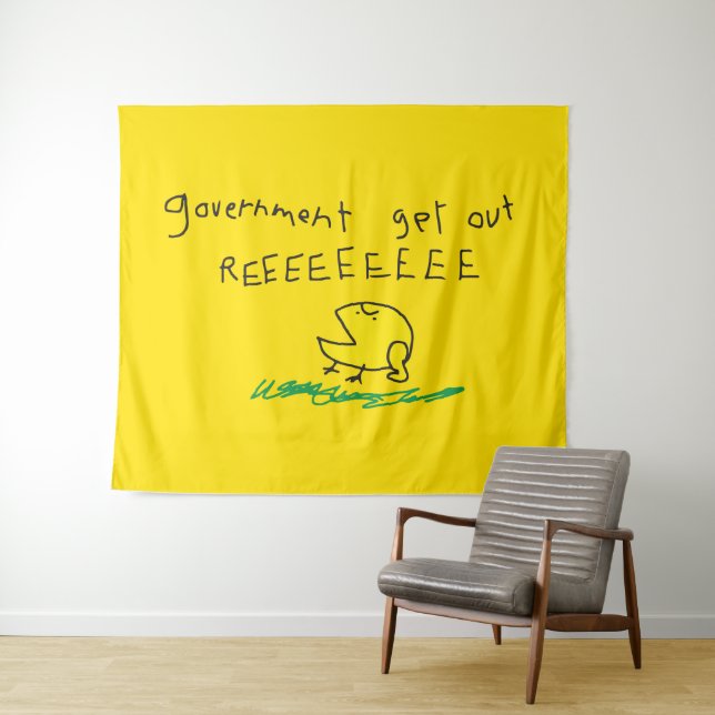 Tapete De Parede O governo sai da bandeira de REE SNEKRIGHT Gadsden (In Situ (Horizontal))