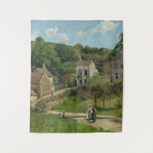 Tapete De Parede O Hermitage em Pontoise Camille Pissarro