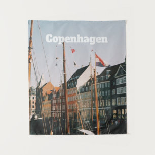 Tapete De Parede O icônico Nyhavn, Copenhague, Dinamarca