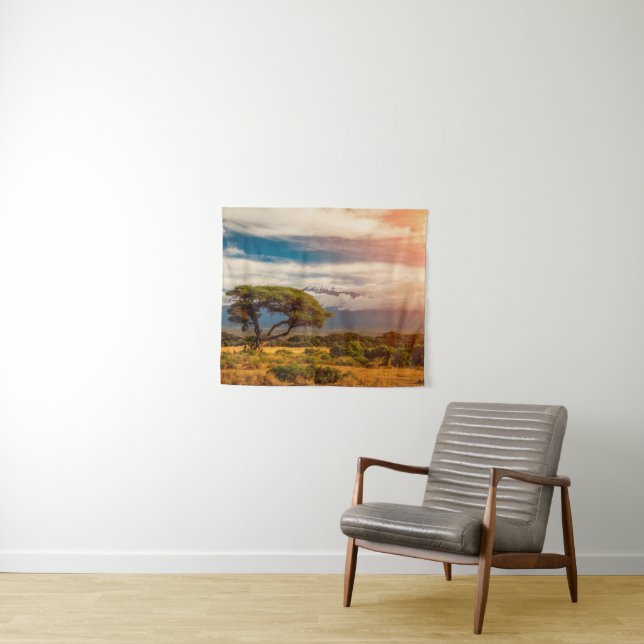 Tapete De Parede O Monte Kilimanjaro | Amboseli, Kenya (In Situ (Horizontal))