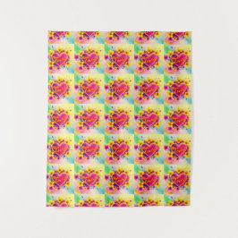 Tapete De Parede O Neon Love Burst da Mãe