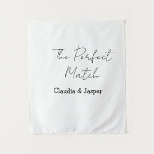 Tapete De Parede O nome do casal perfeito simples casamento