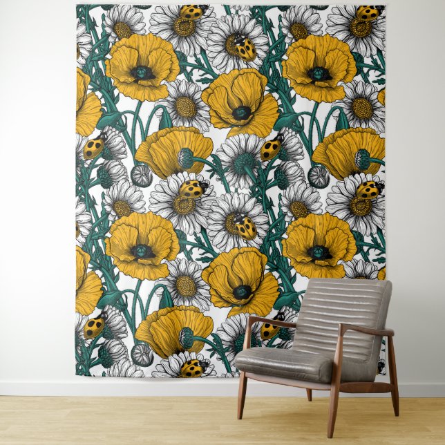 Tapete De Parede O prado em amarelo (In Situ)