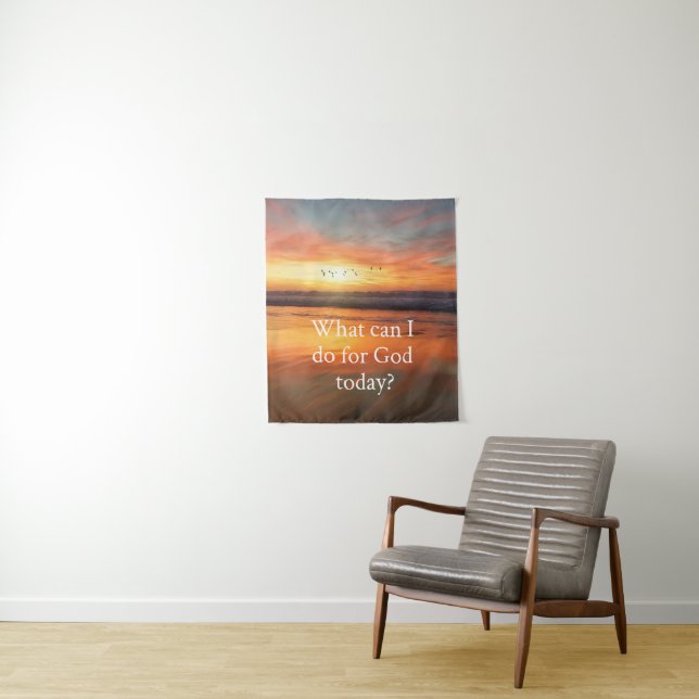 Tapete De Parede O que posso fazer por Deus? (In Situ)