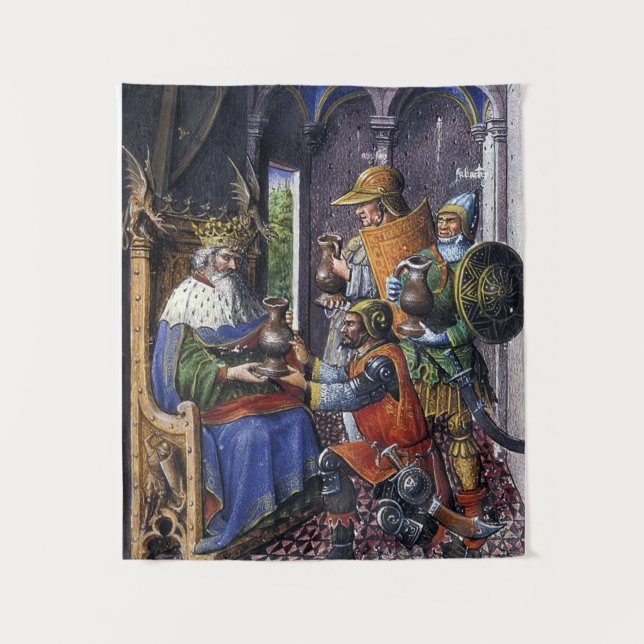 Tapete De Parede O Rei David e os Três Valiantes (Frente)