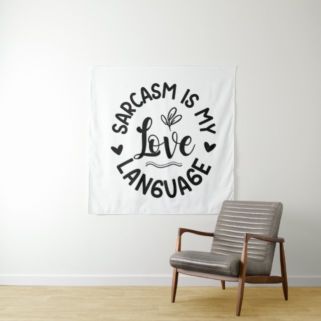 Tapete De Parede O Sarcasmo é Meu Amor (In Situ)