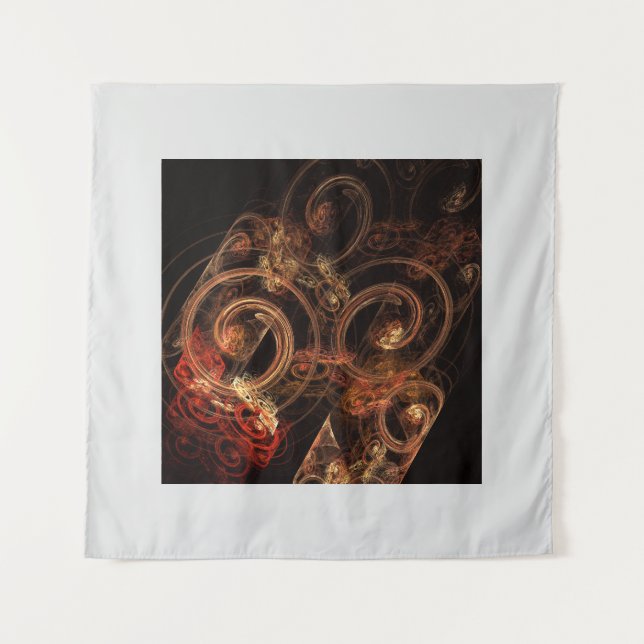 Tapete De Parede O som da Abstrato de música (Frente)