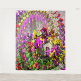 Tapete De Parede O turbilhão de Pansies...