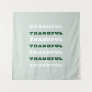 Tapete De Parede Obrigado, Gratidão, Verde