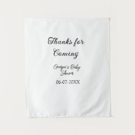 Tapete De Parede Obrigado por vir baby shower tipografia simples mo