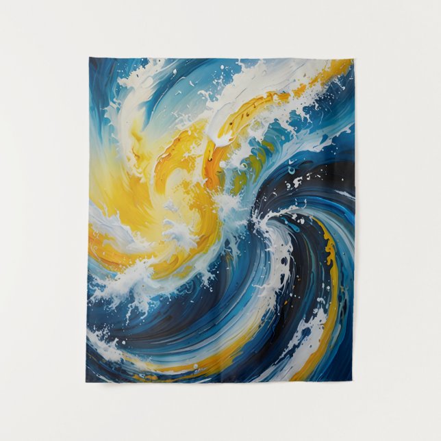 Tapete De Parede Oceanic Whirlwind (Frente)