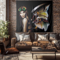 Óculos Asas de Fada Mecânicas Steampunk
