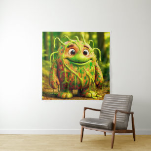 Tapete De Parede OddFriends - Poster do Monstro Verde Gooey