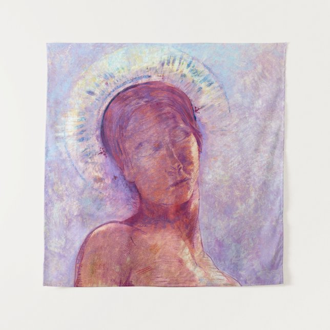 Tapete De Parede Odilon Redon, closed eyes 1889 (Frente)