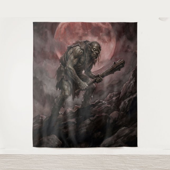 Tapete De Parede Ogre Beneath the Blood Moon (Frente)