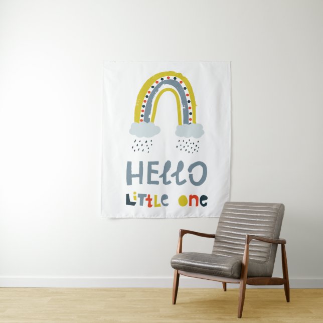 Tapete De Parede Olá, Meu Pequeno Arco-Íris (In Situ)