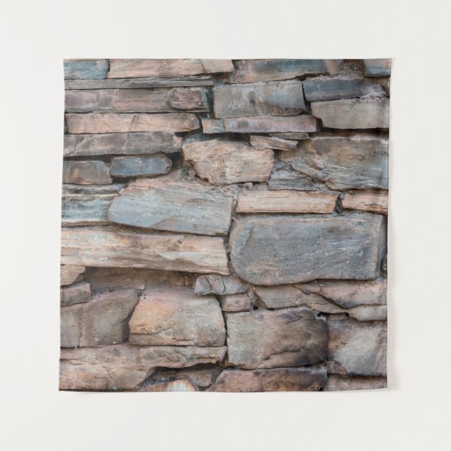Tapete De Parede Old stone wall texture backgroundabstract, antique (Frente)
